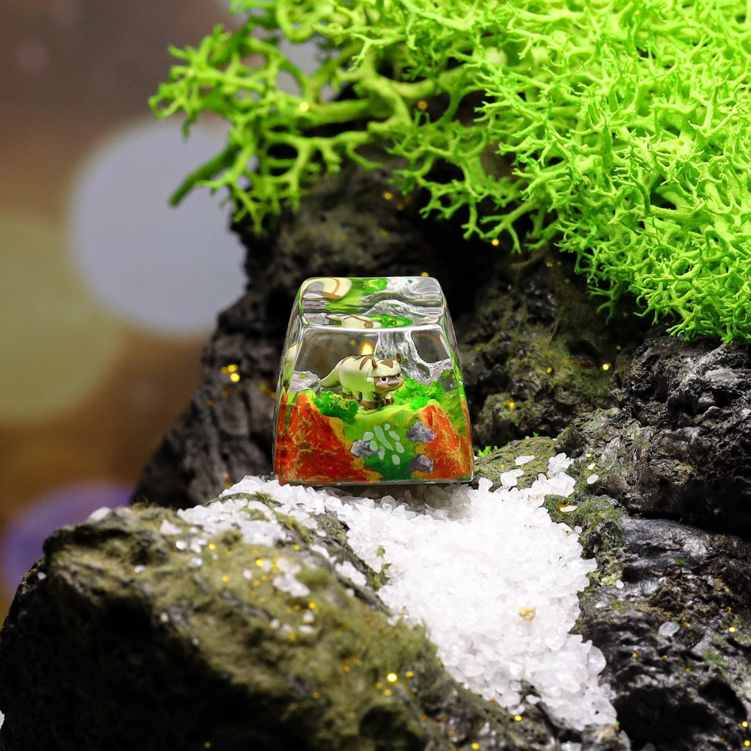 Appa Keycaps Artisan, Avatar Anime Keycap, Custom Artisan Keycaps ...