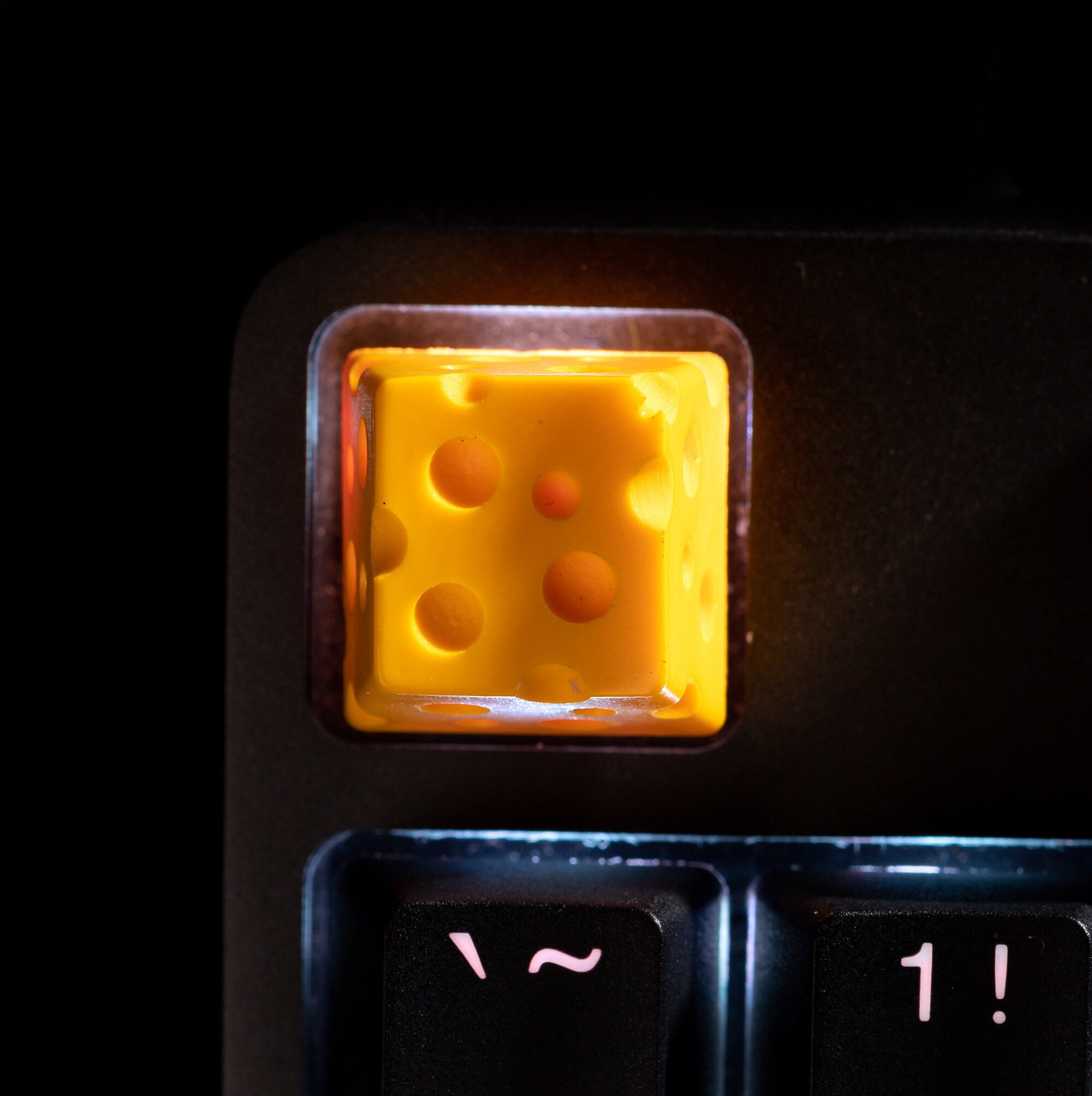 Cheese Keycap for Cherry MX Mechanical Keyboard Cheese Keycap Etsy