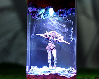Bri.ar Lea.gue of Leg.ends Lamp, Gamer Room Decor, Bri.ar LOL Resin figures, Custom Gamer Gift, Gift for LOL Fan,  Resin Handmade Lamp