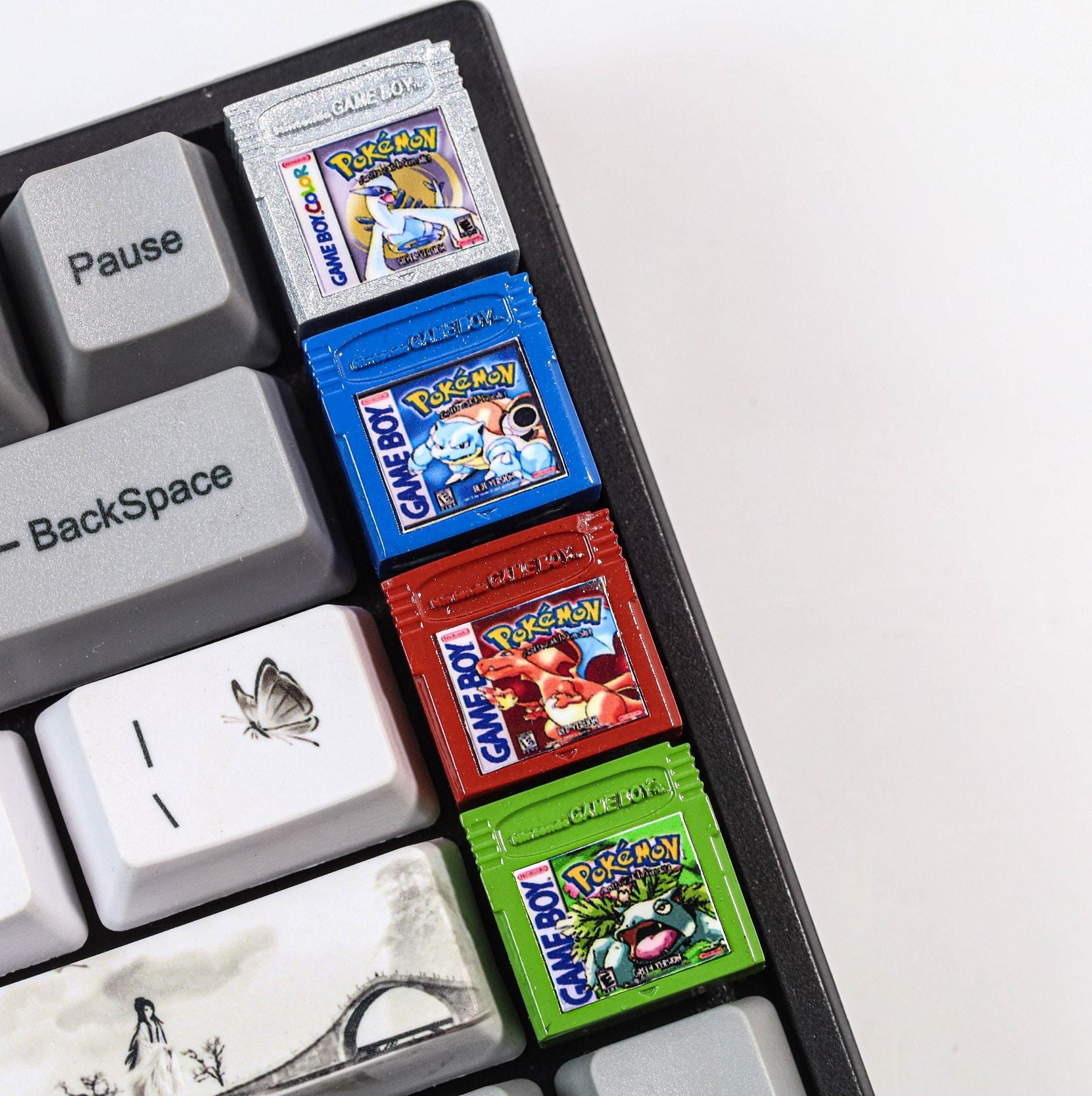 Custom Gameboy Pokemon Keycap Pokemon Gameboy Keycap Custom Etsy Canada