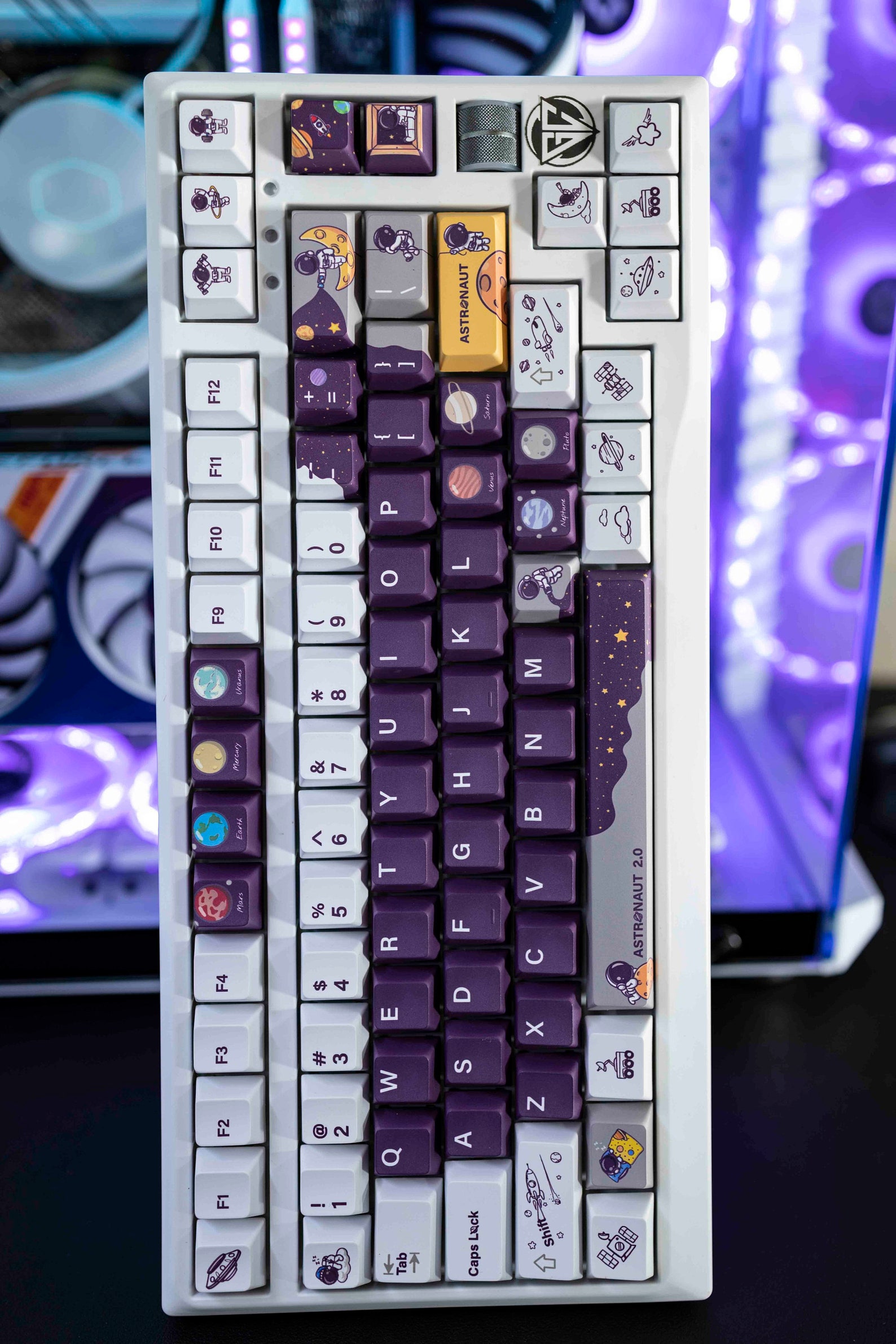 Space Keycap Set Astronaut Space Explore Theme Keycap 137 Etsy