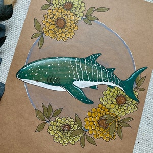 balena pittura balena squalo disegno originale arte marittima decorazione squalo balena balena illustrazione decorazione arte marittima animale pittura arte murale