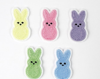 Marshmallow Bunny Patch - Easter Patch - Bunny Candy Patch -