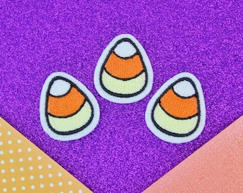 Ensemble de 3 Candy Corn Patch - Halloween Patch - Mini Fer sur Halloween Patch - Fall Patches -