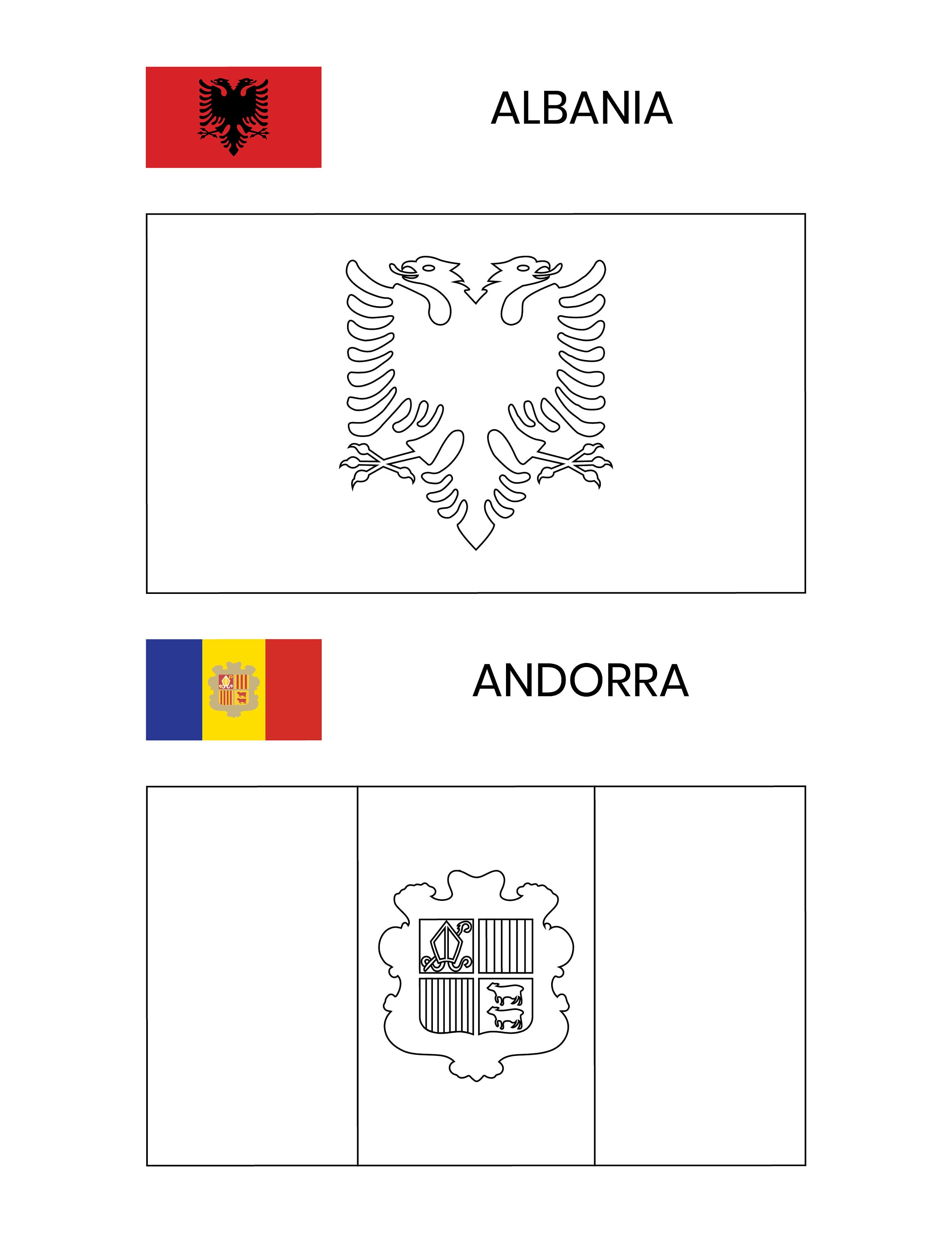 Printable Coloring Pages European Flag Premium Coloring Etsy