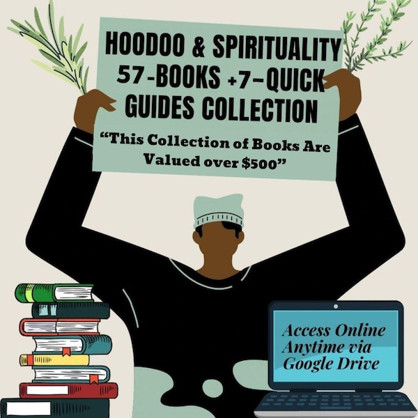 Hoodoo, Conjure  & Spirituality Digital Book Collection (valued over 500 USD)