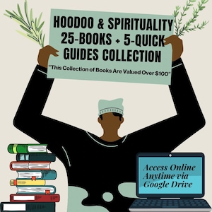 Hoodoo & Spirituality Digital Book Collection (valued over 200 USD)