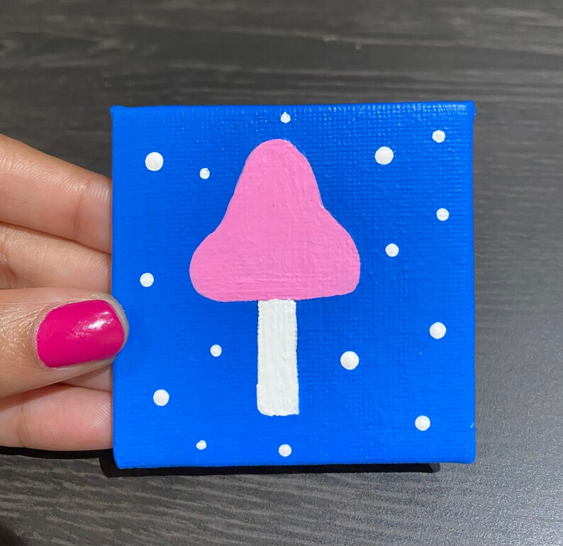 3 Aesthetic Vsco Mini Canvas Paintings Etsy