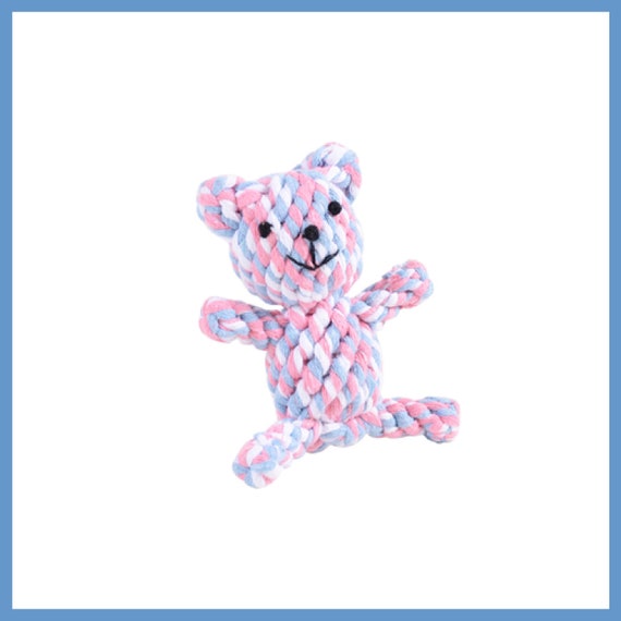 Rope bear dog toy deals