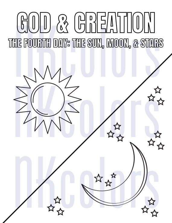 God & Creation: Day 4-7 special Package | Etsy