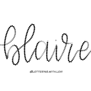 Blaire Procreate Brush Instant Download