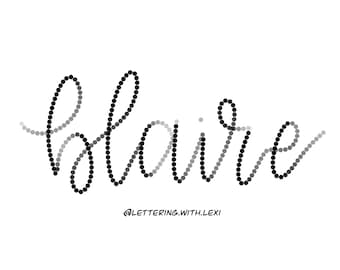 Blaire Procreate Brush Natychmiastowe pobranie
