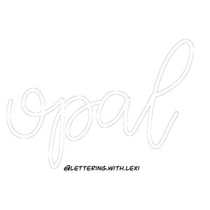 Opal Procreate Brush Instant Download