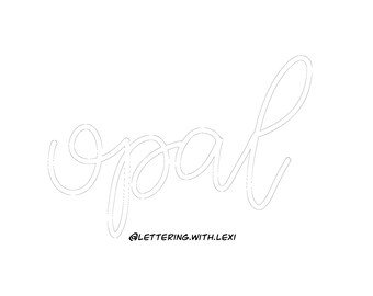 Opal Procreate Brush Instant Download