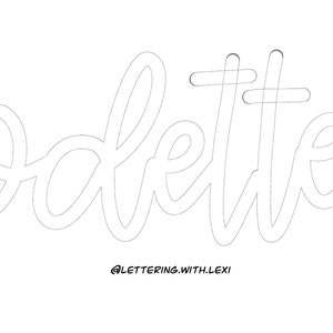 Odette Procreate Brush Instant Download - Etsy