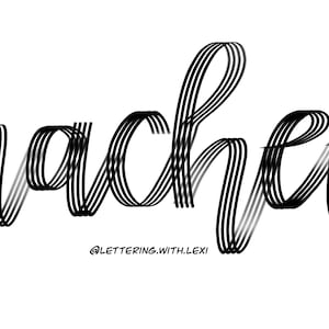Rachel Procreate Brush Instant Download