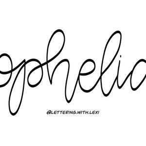 Ophelia Procreate Brush Descarga instantánea