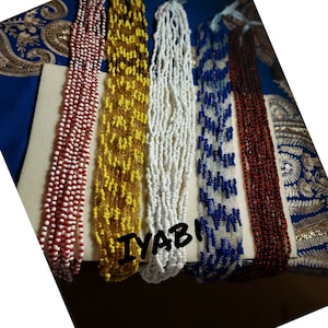 Basic (no path) Elegua Obatala Chango Yemaya Ochun beads