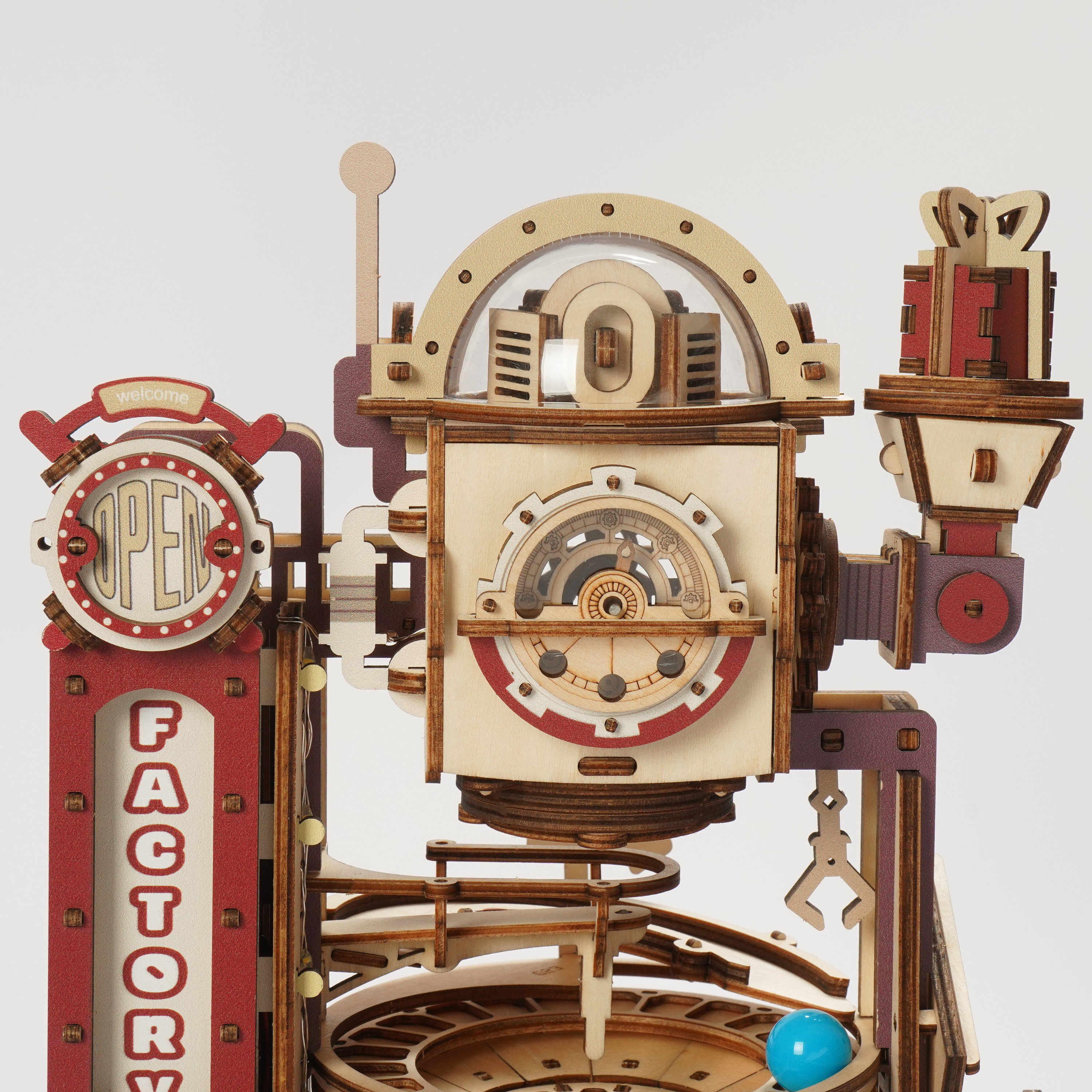 Robotime ROKR Chocolate Factory Marble Run 3D Wooden Puzzle LGA02