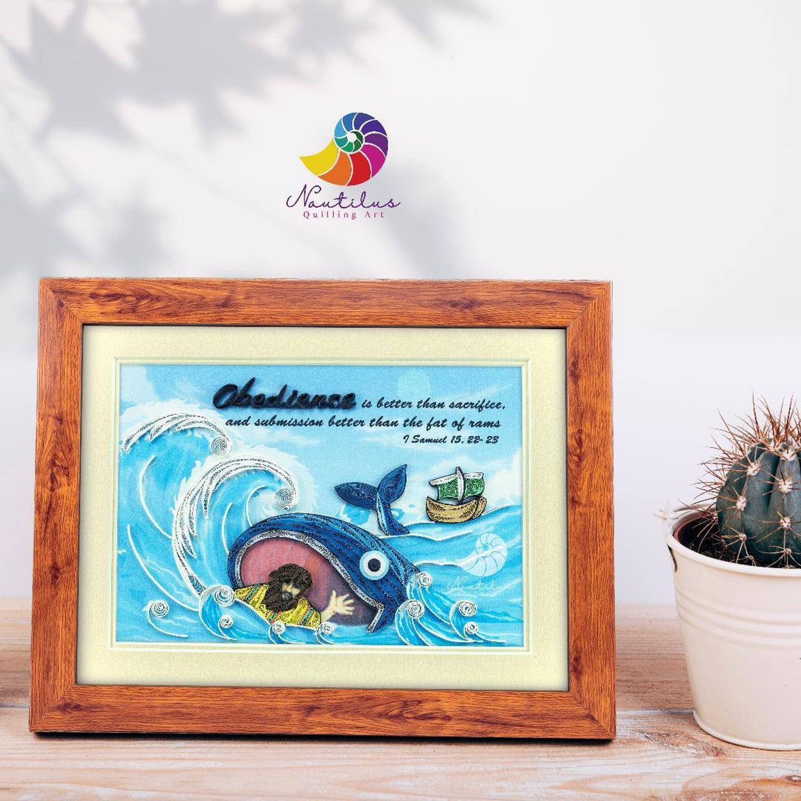 Bible quotes Chirstian quote Quilled Art paper Quilling Etsy