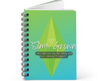 Spiral Bound Journal Sims Grown!