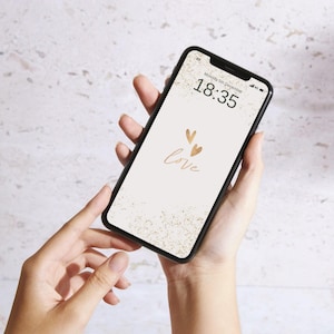 Trendy Ästhetische Handy-Hintergründe | Digitale Hintergründe für iPhone & Android | Niedlich, Minimalistisch, Pastell, Boho, Neutral
