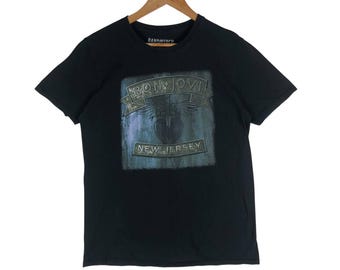 Vintage 90er Jahre Bon Jovi New Jersey T-Shirt