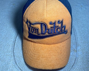 Von Dutch Trucker Mesh Snapback Hat And Cap One Size
