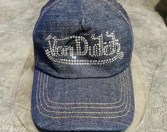 Von Dutch Trucker Mesh Snapback Design Hat And Cap One Size
