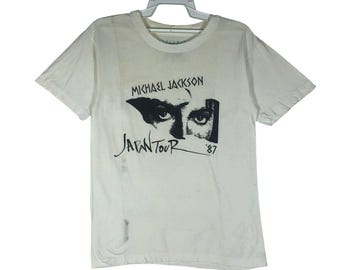 Vintage 80er Jahre Michael Jackson Japan Tour T-Shirt