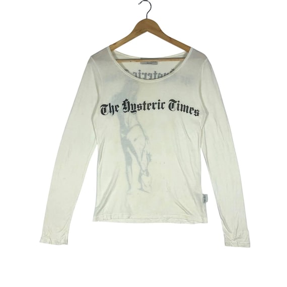 トップス HYSTERIC GLAMOUR Long sleeve T-shirt / L hysteric glamour long sleeve super soft size | Depop