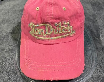 Von Dutch Limited Edition Distressed Design Strapback-hoed en pet Eén maat