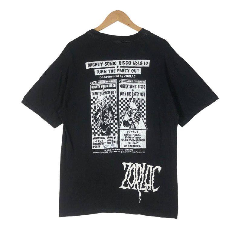 ZORLAC Tシャツ unknownOLD SKATE ZORLAC Multi-Print Bootleg T-Shirt Size XL