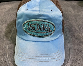 Von Dutch Trucker Snapback Design Hat And Cap One Size