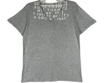 Maison Martin Margiela Hilfe Graues T-Shirt