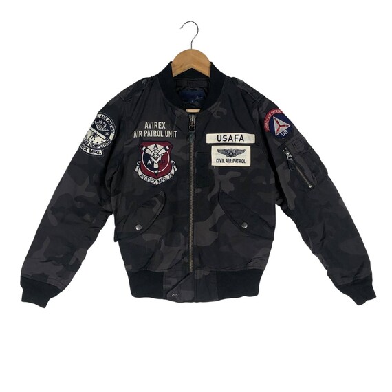 AVIREX フライトジャケット AIP PATROL Vintage Avirex Air Patrol Varsity Jacket - Etsy