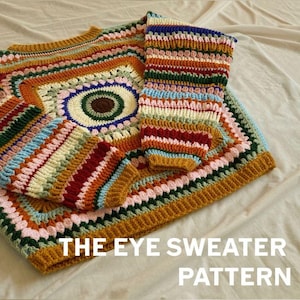 Crochet Eye Sweater Pattern