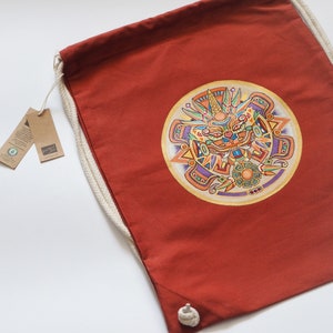 everyday women backback in ethnic style, bohemian city bag for woman, unisex earth tone backpack