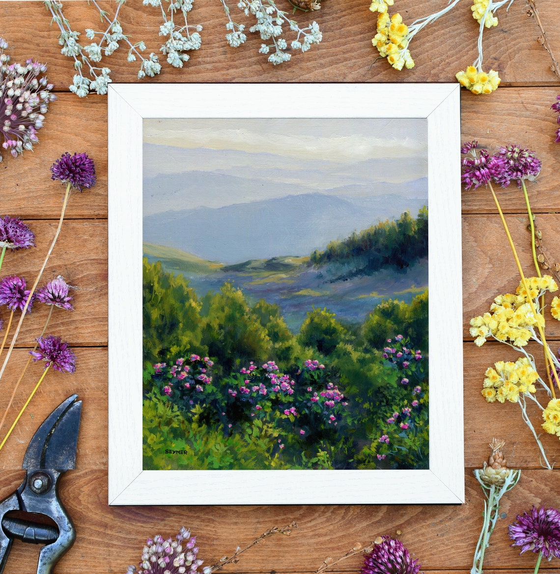 Appalachian Mountains Painting ORIGINAL Great Smoky Mountains Etsy