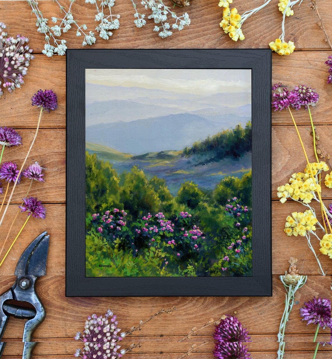Appalachian Mountains Painting ORIGINAL Great Smoky Mountains Etsy