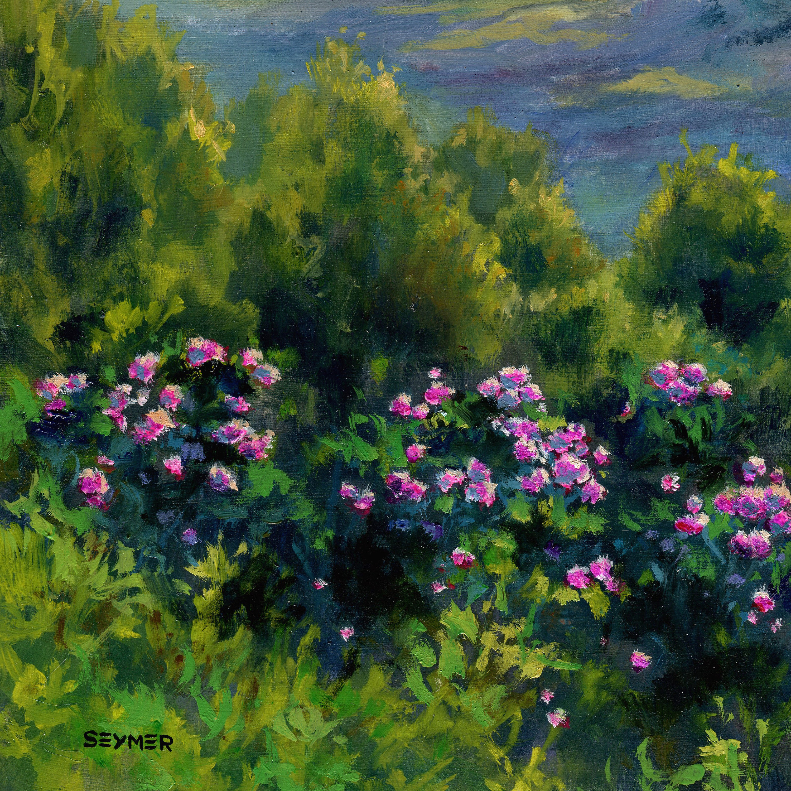 油絵 山 kakejiku_ya-9171