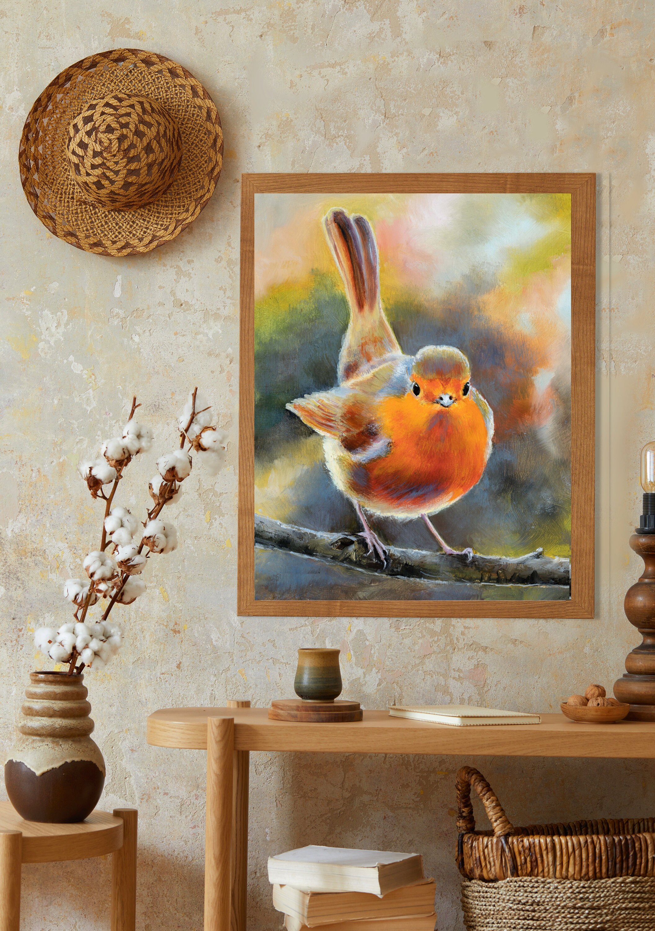 Zuty Diamond Painting Uccellino Giallo 40x50 cm - Kit Completo con Telaio