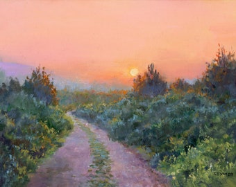 油彩画 風景画 森の小道 額装 il_340x270.3748102334_im1h.jpg