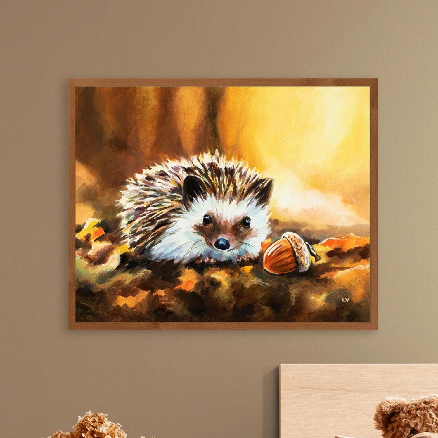 InstyleArt rauco Stampa su tela 60x40 cm artistica murale