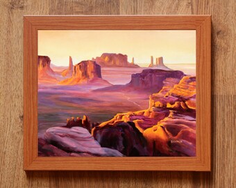 絵画 valley Valley landscape by Brenda Meynell on Artfully Walls | Artfully Walls