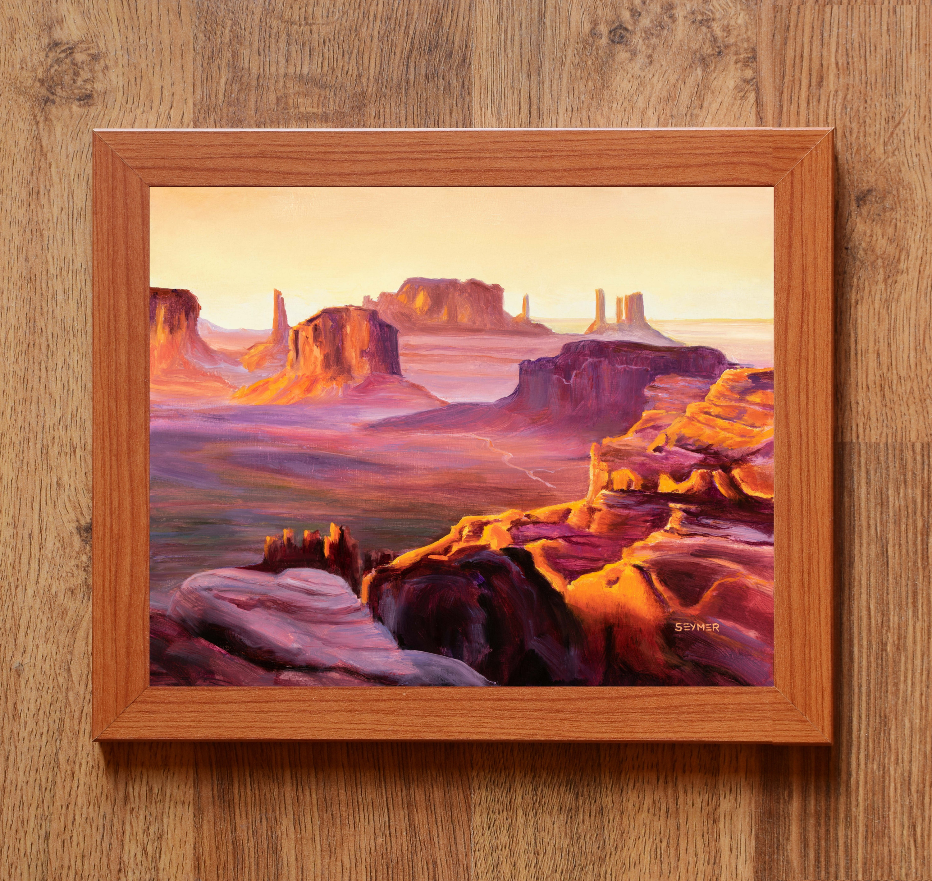 Monument Valley ORIGINAL Painting, Monument Valley Landscape Wall