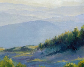 油絵 山 kakejiku_ya-9171