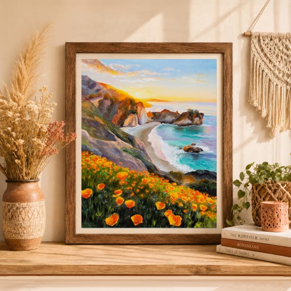 キャンバス Oil painting 海岸絵 オリジナルの波の油絵 キャンバスに