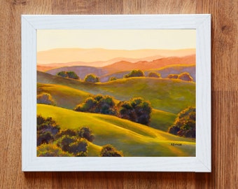 カリフォルニアの風景画（オリジナル）、ブリオネス地域公園