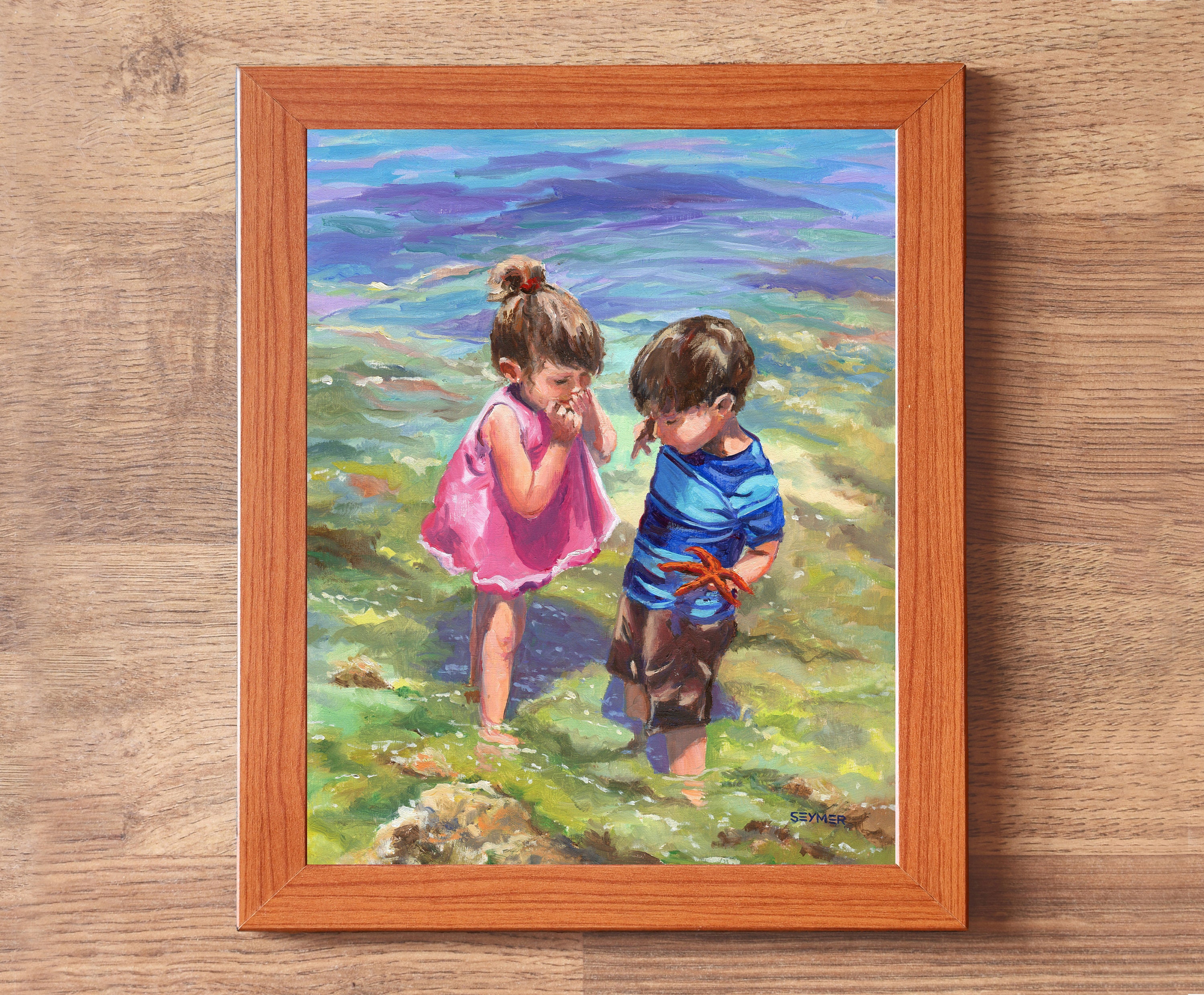 油彩画 子供と女性の風景 il_fullxfull.5251872861_fj51.jpg